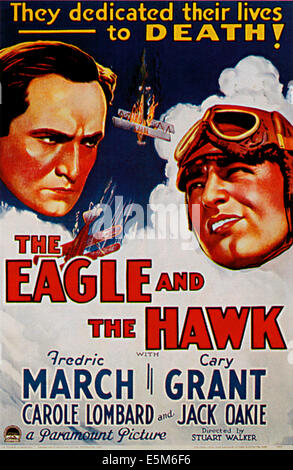 DER Adler und der Falke, von links: Fredric March, Cary Grant, 1933 Stockfoto
