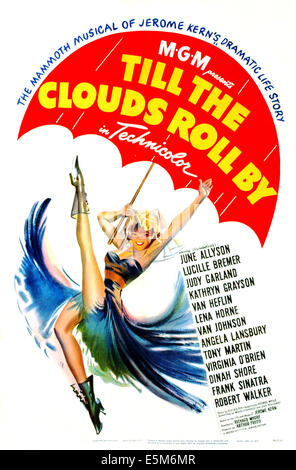 BIS THE CLOUDS ROLL BY, (Plakatkunst), 1946 Stockfoto