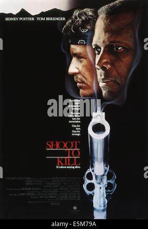 SHOOT TO KILL, Sidney Poitier, Tom Berenger, 1988, (c) Touchstone