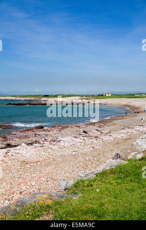 Pink Bay, Porthcawl, Süd-Wales, UK. Stockfoto