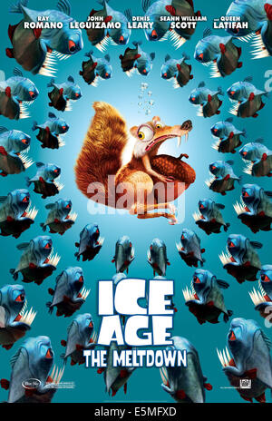 ICE AGE 2: THE MELTDOWN, Chris Wedge als Scrat (Mitte), 2006. TM & © 20th Century Fox. Alle Rechte vorbehalten. / Höflichkeit Everett Stockfoto