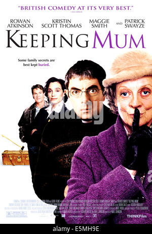 KEEPING MUM, Maggie Smith, Patrick Swayze, Kristin Scott Thomas, Rowan Atkinson 2005, © Think Film/Courtesy Everett Collection Stockfoto