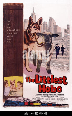 DIE kleinsten HOBO, US-Poster, unten von links: Buddy Hart, Wendy Stuart, 1958 Stockfoto