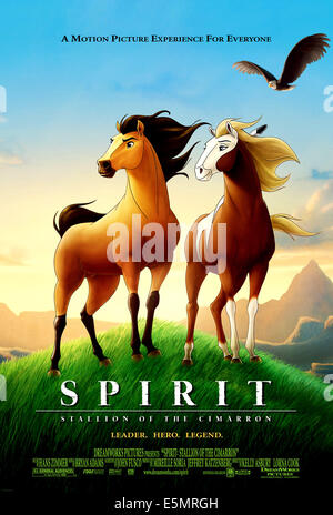 SPIRIT: STALLION OF THE CIMARRON, Geist, Regen, 2002 (c) Dreamworks/Courtesy Everett Collection Stockfoto