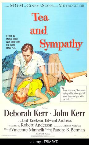 Tee und Sympathie, USA Plakatkunst, von links: John Kerr, Deborah Kerr, 1956 Stockfoto