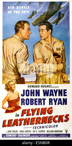 FLYING LEATHERNECKS, John Wayne, Robert Ryan, Janis Carter, 1951 Stockfoto