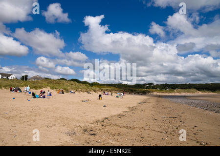 Gower, West Glamorgan, Wales UK Port Eynon Strand Stockfoto