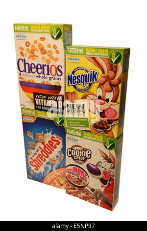 Nestlé Cerealien Stockfoto