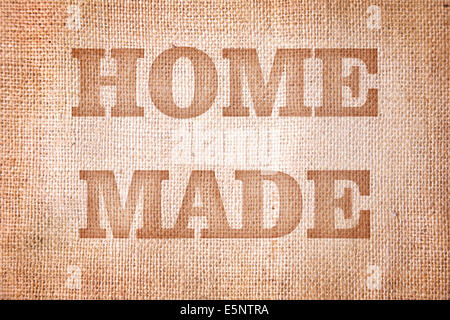 Alten Sackleinen. Hintergrund im Vintage-Stil Stockfoto