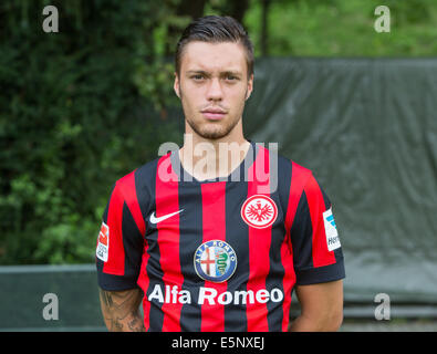 Deutsche Fußball Bundesliga - Fototermin Eintracht Frankfurt am 29. Juli 2014 in Frankfurt am Main: Vaclav Kadlec. Stockfoto