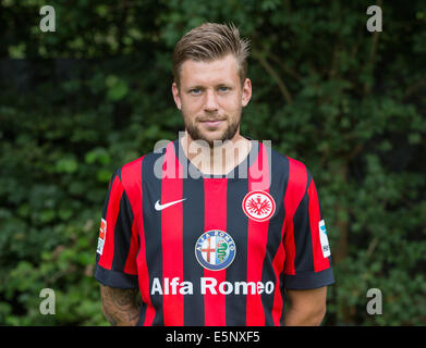 Deutsche Fußball Bundesliga - Fototermin Eintracht Frankfurt am 29. Juli 2014 in Frankfurt am Main: Marco Russ. Stockfoto