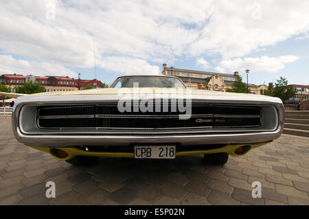 Dodge Charger 1970 Muscle-Car Oldtimer amerikanische riesig großen Grill, der front-end Stockfoto