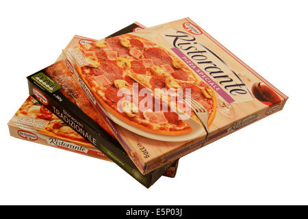 Dr. Oetker Tiefkühlpizza Stockfoto