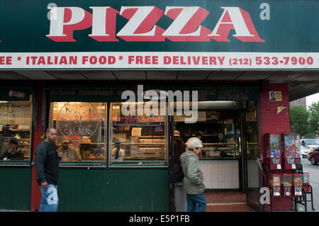 USA New York Pizza Restaurant Manhattan New York City NYC Stockfoto