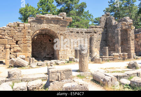 Die antiken Ruinen von Seleucia (Pamphylien) Stockfoto