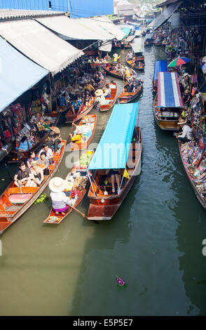 Damnoen Saduak Floating Market, Thailand Stockfoto