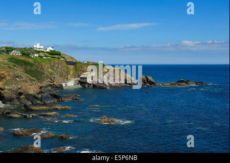 Alten Lizard Point, Polpeor Cove Rettungsstation wurde 1914 erbaut. Stockfoto