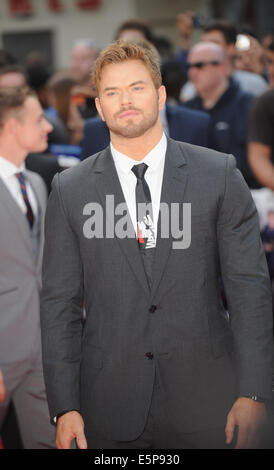 London, UK, UK. 3. August 2014. Kellan Lutz besucht die Weltpremiere von "The Expendables 3'' im Odeon Leciester Square. © Ferdaus Shamim/ZUMA Draht/Alamy Live-Nachrichten Stockfoto