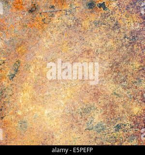 Rostiges Metall Textur Hintergrund. Stockfoto