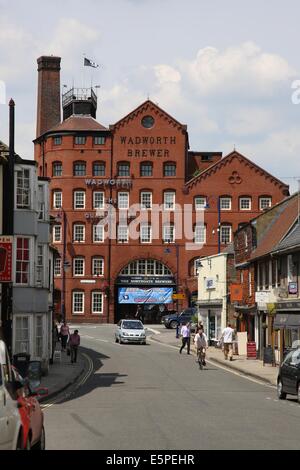 Wadworth Brauerei in Devizes, Wiltshire, England, UK Stockfoto