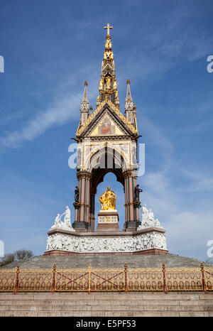 Das Albert Memorial in London, Großbritannien Stockfoto