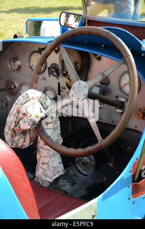 Innere des Bugatti Grand Prix Classic Days 2014, Schloss Dyck Deutschland Stockfoto