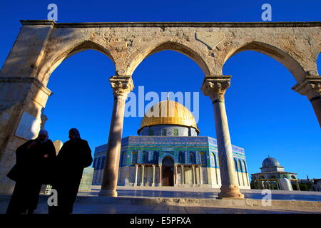 Die Kuppel des Rock, Tempelberg, UNESCO World Heritage Site, Jerusalem, Israel, Nahost Stockfoto