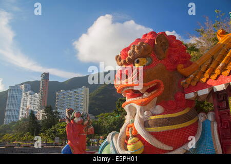 Tin Hau Tempel am Repulse Bay, Hong Kong Island, Hongkong, China, Asien Stockfoto