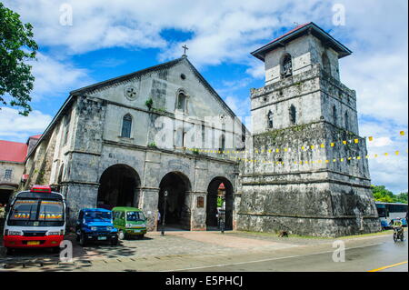 Koloniale spanische Kirche unserer lieben Frau von der Unbefleckten Empfängnis, Baclayon Bohol, Philippinen, Südostasien, Asien Stockfoto