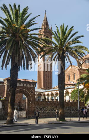 Katholische Kathedrale St. Marien auf Harnet Avenue, Asmara, der Hauptstadt von Eritrea, Afrika Stockfoto