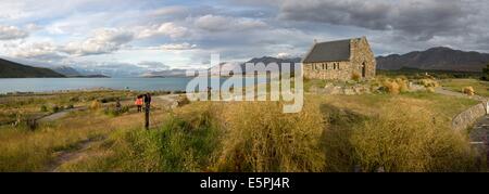Kirche des guten Hirten, Lake Tekapo, Canterbury Region, Südinsel, Neuseeland, Pazifik Stockfoto