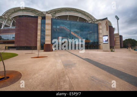 Das neu sanierte Adelaide Oval Osttor. Stockfoto