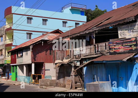 Häuser in Portblair, Andamanen, Indien, Asien Stockfoto