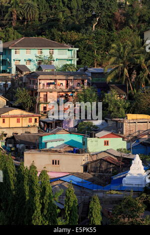 Häuser in Portblair, Andamanen, Indien, Asien Stockfoto
