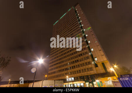 24-Stunden Stromausfall in Eddystone Turm, South East London Stockfoto