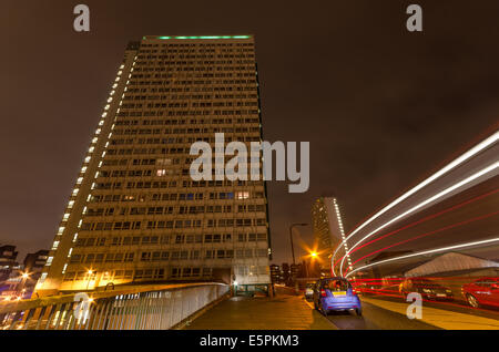 24-Stunden Stromausfall in Eddystone Turm, South East London Stockfoto