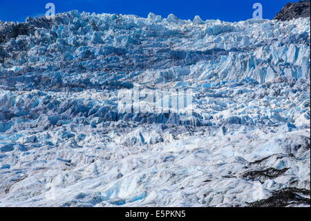 Die riesige Eisfeld der Fox-Gletscher, Westland Tai Poutini Nationalpark, Südinsel, Neuseeland, Pazifik Stockfoto