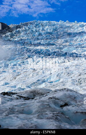 Die riesige Eisfeld der Fox-Gletscher, Westland Tai Poutini Nationalpark, Südinsel, Neuseeland, Pazifik Stockfoto