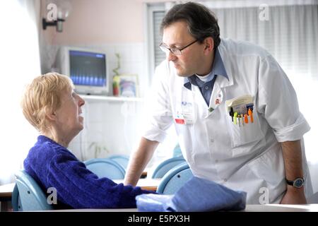 Paul Brousse Krankenhausaufenthalt, Institut für Gerontologie, Villejuif, Frankreich, Abteilung für langfristige angepasst von Menschen mit Stockfoto