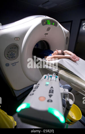 Patienten Herz 3D CT-Scan, Department of Medical Imaging, Zentrum Cardiologique du Nord, Saint-Denis, Frankreich, am Stockfoto