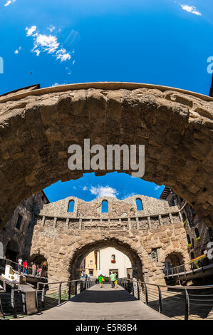 Valle d ' Aosta Aosta Pretoria Tor Stockfoto