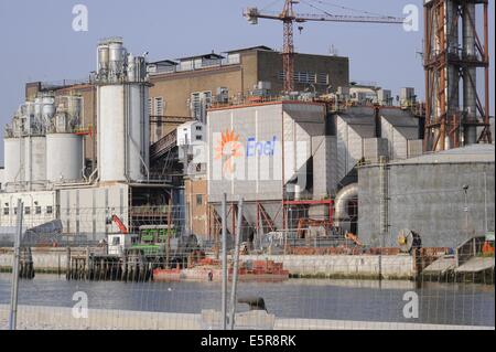 Venedig, Italien, industriellen Bereich von Porto Marghera, ENEL thermoelektrische Kraftwerk Stockfoto