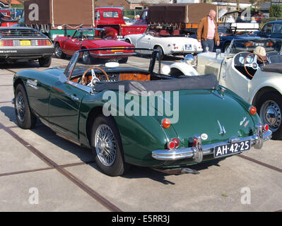 1967 Austin Healey 3000 MK III, niederländischer Lizenz Registrierung AH-42-25, pic1 Stockfoto