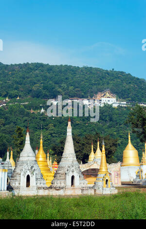 Süd-Ost-Asien, Myanmar, Pindaya, Nget Pyaw Taw Pagode unter Eingang Shwe Oo Min natürliche Höhle Pagode Stockfoto