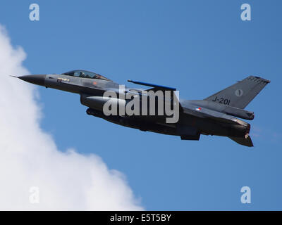 J-201 General Dynamics f-16 Kämpfe Falcon Stockfoto