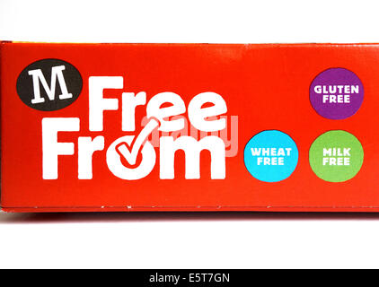 Morrisons "Free From" Palette Stockfoto