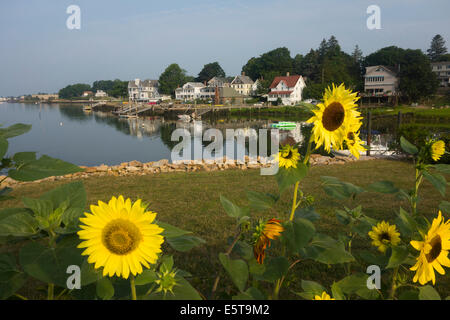 Stony Creek Hafen in Branford CT Stockfoto