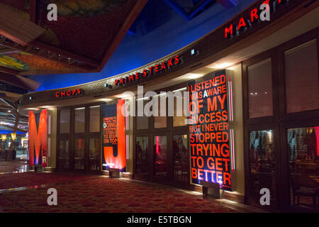 Michael Jordan-Steak-Haus im Mohegan Sun casino Stockfoto