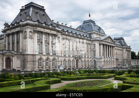 Königliche Palast von Brüssel, der offizielle Palast des Königs und der Königin in der Mitte der Hauptstadt Brüssel, Belgien Stockfoto