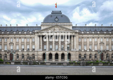 Königliche Palast von Brüssel, der offizielle Palast des Königs und der Königin in der Mitte der Hauptstadt Brüssel, Belgien Stockfoto